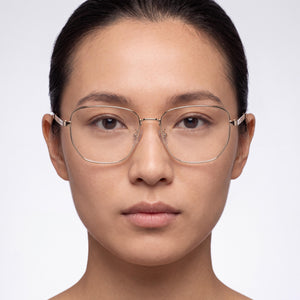 MCM WORLDWIDE Mw5021-h Round Eyeglasses for Unisex — interior view, Plastic demo lenses