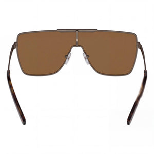 Michael Kors 1152 Snowmass Aviator Sunglasses Men — side view, Non-Polarized Gold Mirrored lens