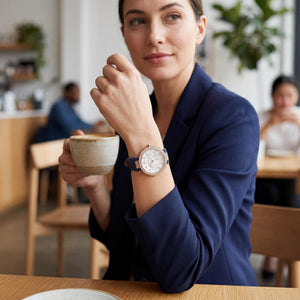 Michael Kors Women's Watch — wrist wear, Leather band everyday timepiece