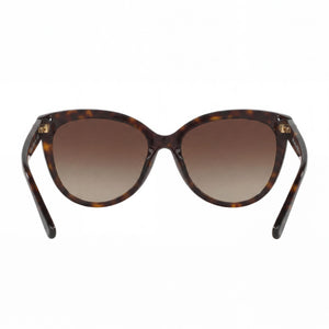 Michael Kors Cat Eye Sunglasses Women — side view, Non-Polarized Brown Gradient lens