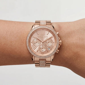 Michael Kors Brynn Women's Watch — side view, Stainless Steel case 40mm