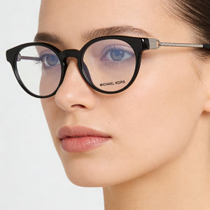 Michael Kors KEA MK4048 Round Eyeglasses for Women — front view, Plastic