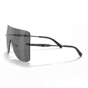 Michael Kors MK1148 Grey Mirrored Aviator Sunglasses for Women, Metal frame