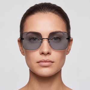 Michael Kors Mk1150 Québec Square Sunglasses for Women — interior view, Non-Polarized lens detail