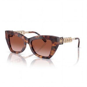 Michael Kors Mk2205 Montecito Jet Set Tortoise Cat Eye Sunglasses for Women, Brown Gradient lens