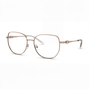 Michael Kors Mk3062 Belleville Gold Rectangle Eyeglasses for Women, Plastic frame
