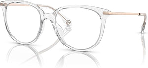 Michael Kors MK4106U 3255/54 Square Eyeglasses for Women — front view, Acetate