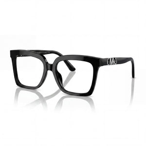 Michael Kors Mk4119u Nassau Black Square Eyeglasses for Women, Plastic frame
