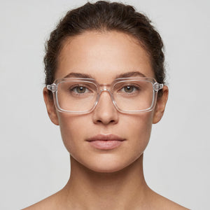 Michael Kors Mk4130 Yellowstone Rectangle Eyeglasses for Women — interior view, demo lenses