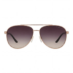 Michael Kors MK5007 HVAR Aviator Sunglasses for Women — front view, Composite frame