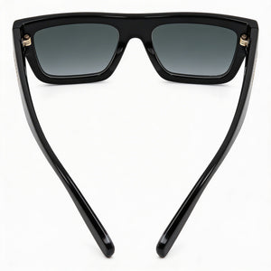 Missoni Classic Rectangle Sunglasses for Women — interior view, Non-Polarized lens detail