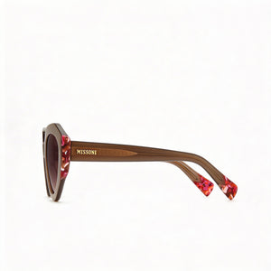 Missoni Classic Oval Sunglasses for Women — front view, Acetate frame