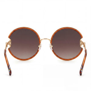 Missoni Classic Round Sunglasses for Women — interior view, Non-Polarized lens detail