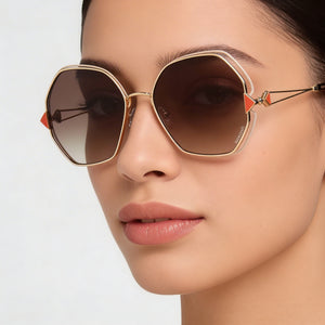 Missoni Classic Gold Sunglasses Women — lifestyle wear, sunny weather and weekend outings