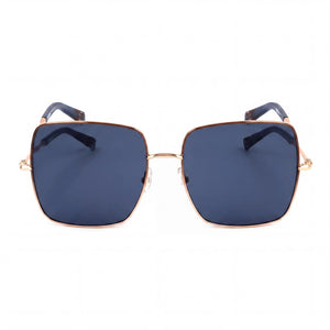 Missoni Classic Rectangle Sunglasses Unisex — front view, Stainless Steel frame