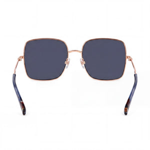 Missoni Classic Square Sunglasses Unisex — side view, Non-Polarized Brick Gold lens