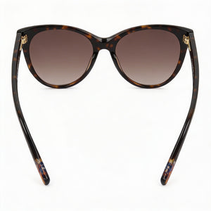 Missoni Classic Cat Eye Sunglasses Women — side view, Non-Polarized Havana lens