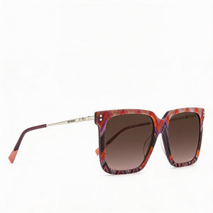 Missoni Classic Square Sunglasses Unisex — front view, Plastic frame