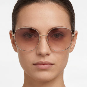 Missoni Palladium Gold Sunglasses Women — lifestyle wear, rooftop evenings and sunset hours
