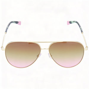Missoni Aviator Sunglasses for Women — front view, Stainless Steel frame