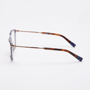 Missoni MIS 0058 Rectangle Eyeglasses Women — side view, Black Acetate temples