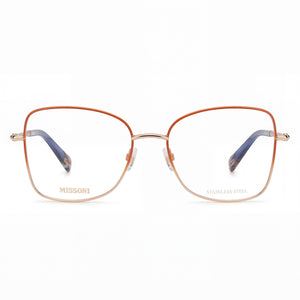 Missoni MIS 0098 Rectangle Eyeglasses for Women — front view, Stainless Steel