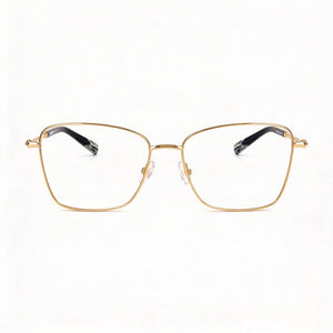 Missoni Mis 0099 Square Eyeglasses for Women — front view, Stainless Steel