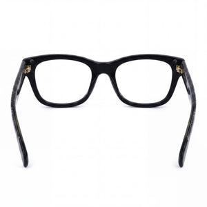 Missoni MIS 0104 Rectangle Eyeglasses Women — side view, Black Acetate temples
