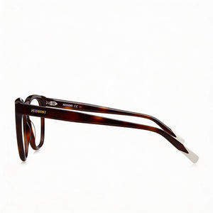 Missoni MIS 0116 Rectangle Eyeglasses Women — side view, Havana Acetate temples