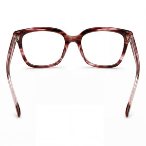 Missoni MIS 0116 Rectangle Eyeglasses Women — side view, Red Acetate temples