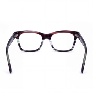 Missoni MIS 0117 Square Eyeglasses Women — side view, Blue Acetate temples