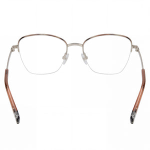 Missoni MIS 0122 Butterfly Eyeglasses for Women — interior view, Stainless Steel frame detail