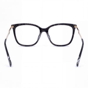 Missoni MIS 0125/G Rectangle Eyeglasses Women — side view, Black Acetate temples