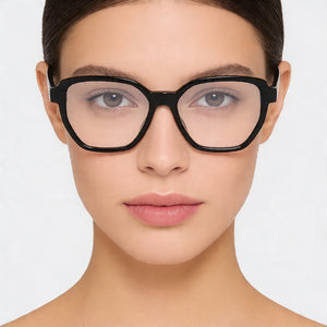 Missoni Mis 0134 Rectangle Eyeglasses for Women — interior view, Polycarbonate demo lenses