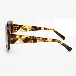Missoni MIS 0152/S Rectangle Sunglasses Women — side view, Non-Polarized Brown Shaded lens