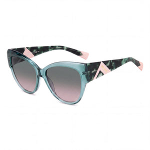 Missoni MIS 0171/S Green Cat Eye Sunglasses for Women, Green lens