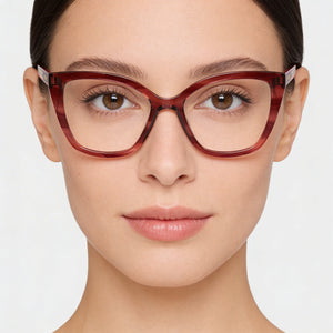 Missoni MIS 0184 Square Eyeglasses for Women — interior view, Plastic demo lenses