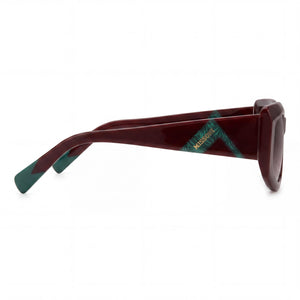 Missoni MIS 0198/S Cat Eye Sunglasses Women — side view, Non-Polarized Pink Doubleshade lens