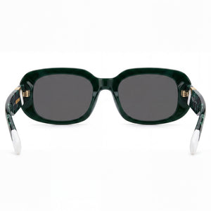 Missoni MIS 0220/S Oval Sunglasses Unisex — side view, Non-Polarized Green lens