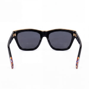 Missoni Mis0067/S Rectangle Sunglasses Women — side view, Non-Polarized Black lens