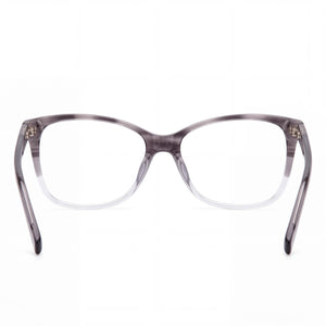 Missoni MMI 0010 Square Eyeglasses Women — side view, Gray Acetate temples