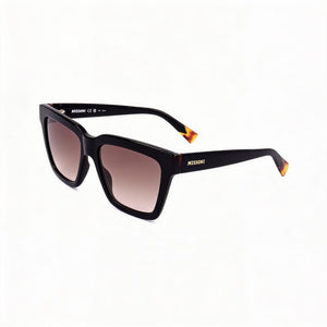 Missoni Modern Cat Eye Sunglasses Women — side view, Non-Polarized Black lens