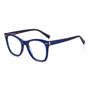 Missoni Modern Blue Cat Eye Eyeglasses Unisex, Acetate frame