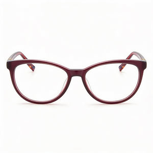 Missoni Oval Eyeglasses for Women — front view, Acetate
