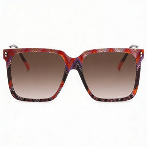 Missoni Rectangle Sunglasses Unisex — front view, Plastic frame