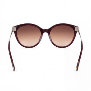 Missoni Sport Cat Eye Sunglasses Women — side view, Non-Polarized Brown lens