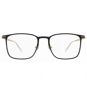 Montblanc MB0193O Square Eyeglasses for Men — front view, Aluminium