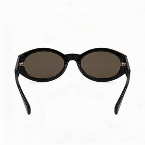 Moschino Shield Sunglasses for Women — interior view, Non-Polarized lens detail