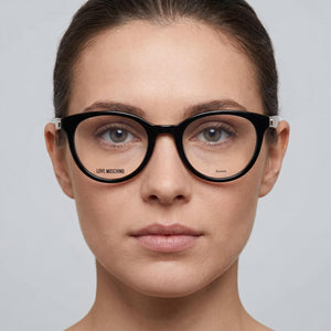 Moschino Eyewear Black Eyeglasses Women — lifestyle wear, office and reading