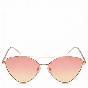 Moschino Oval Sunglasses for Women — front view, Acetate frame
